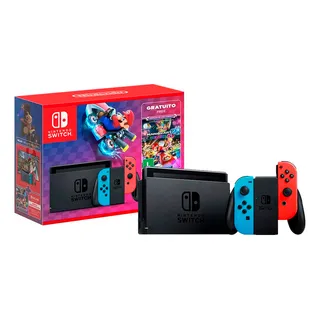 Console Nintendo Switch 32gb Com Mario Kart 8 Deluxe Neon Console Nintendo Switch 32gb Com Mario Kart 8 Deluxe Neon