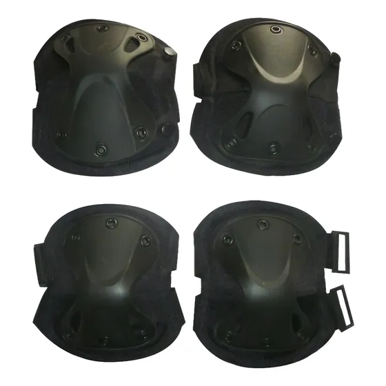 Set Rodilleras Coderas Táctico Militar Moto Patines Calidad