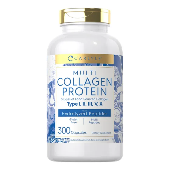Cápsulas De Proteína De Colágeno Carlyle Multi, 2000 Mg, 300
