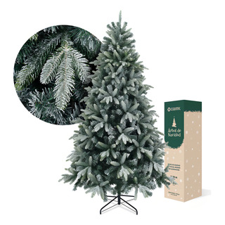 Árbol Navidad Frondoso Con Nieve Artificial Esquimal, Pino Verde Nevado 2.2 M Árbol Navidad Frondoso Con Nieve Artificial Esquimal, Pino Verde Nevado 2.2 M