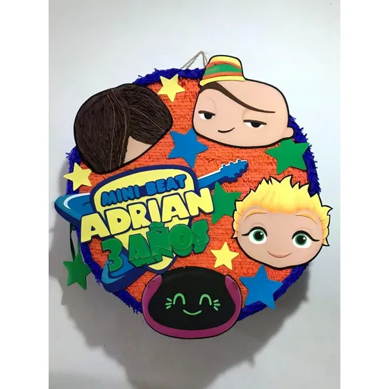 Piñatas Personalizadas, Mini Beat Power Rockers