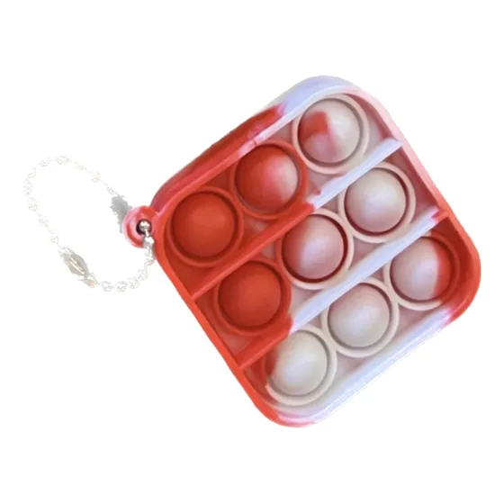Mini Llavero Antiestres Pop It Fidget Unidad Envio Gratis