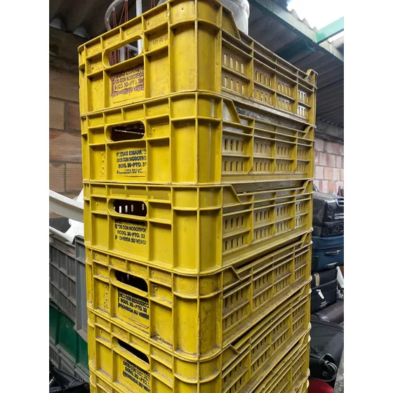 Canastilla Plástica X6und Fresera Panadera Frutas Verduras