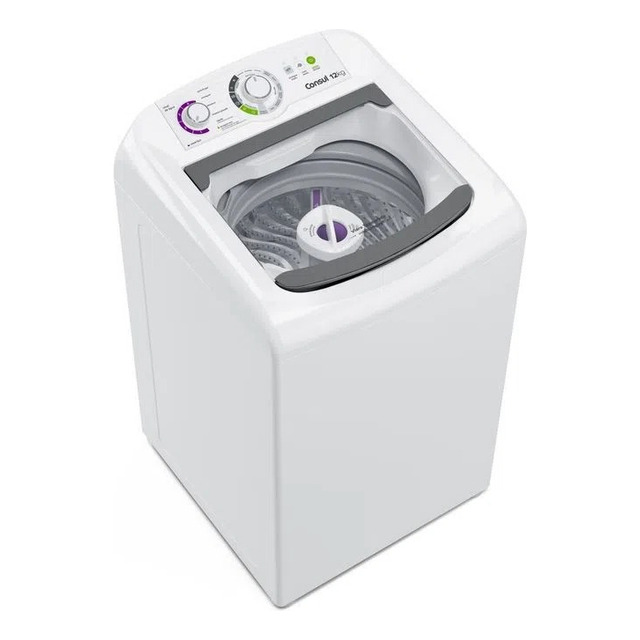Máquina De Lavar Consul Cwh12bb Branca 12kg Com Dosagem Econômica E Ciclo Edredom 110v Máquina De Lavar Consul Cwh12bb Branca 12kg Com Dosagem Econômica E Ciclo Edredom 110v