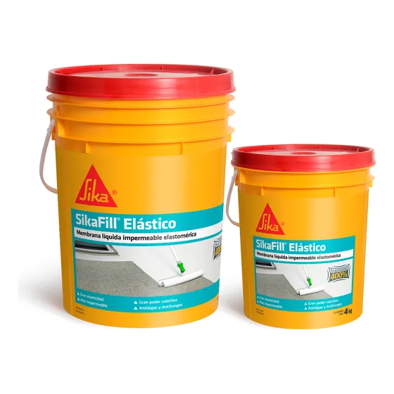 Membrana Liquida Sikafill Elástico En Varios Colores 20+4 Kg