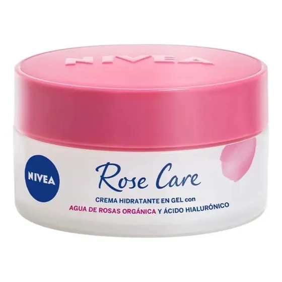 Crema Hidratante Nivea En Gel Rose Care Dia 50 Ml