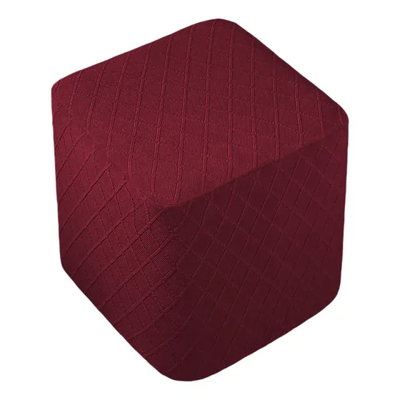 Reposapiés Taburete Cubre Taburete Protector Vino Rojo