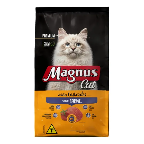 Ração Magnus Gato Castrado Carne 10kg