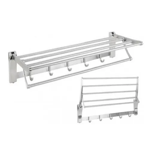 Porta Toallas Hotelero Tipo Rack Percheros Acero Inox Gdseo