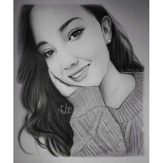 Retratos A Lapiz Arte Profesional Dibujo Realista A Mano