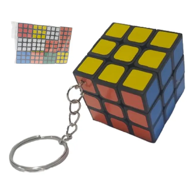 Mini Cubo Rubik 3 X 3 De Llavero 30 Piezas Colores