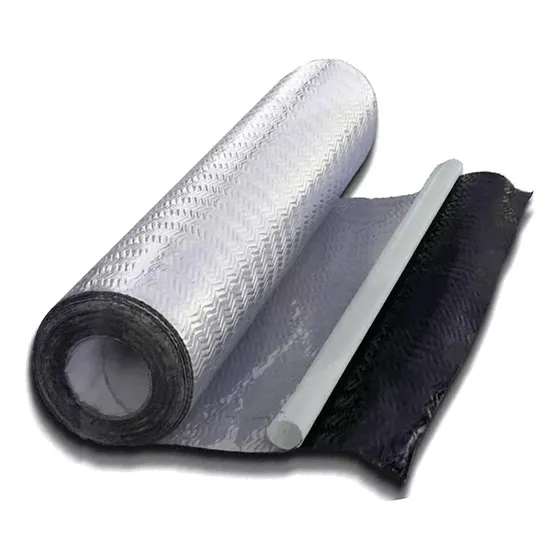 Membrana Autoadhesiva Asfáltica Aluminio Rollo 50cm X 10mts
