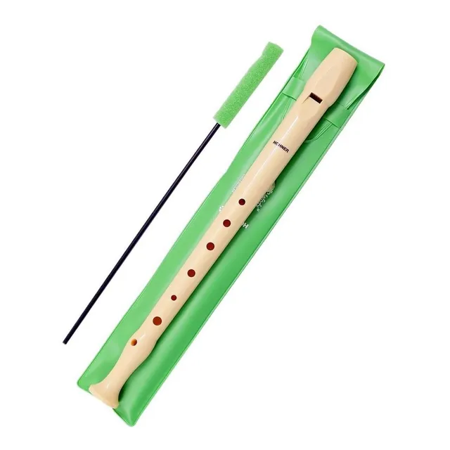 Flauta Dulce Soprano Hohner Con Limpiador Y Funda