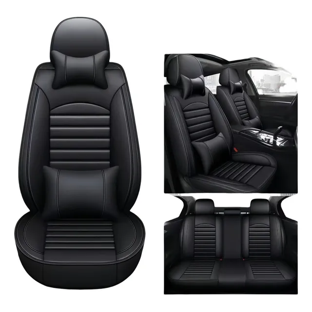 Set Completo Funda Cubre Asiento Eco-cuero Auto Mejor Calida