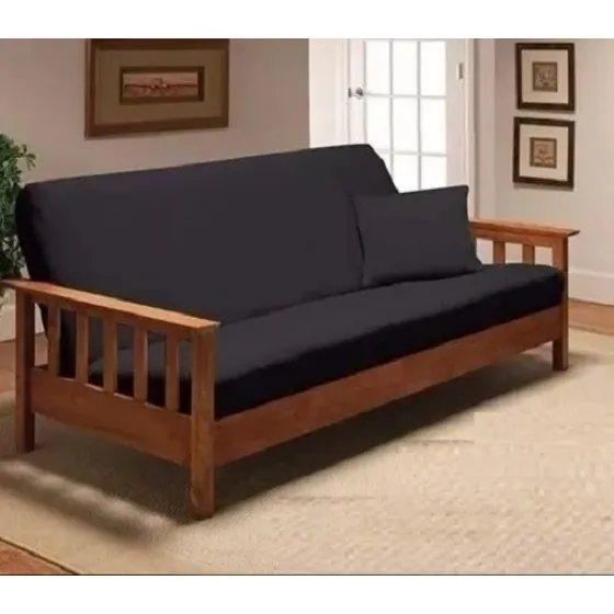 Funda Antidesgarro De Futon 3 Cuerpos Chenille Lavable