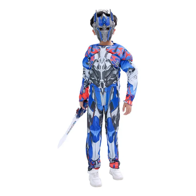 C Presente Traje Cosplay Infantil Transformers Optimus Prime