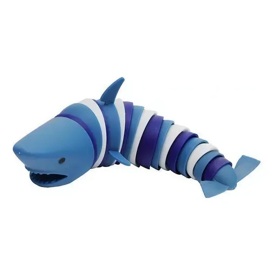 Juguete articulado Anti-Stress Slug 3D Shark Shark para insectos