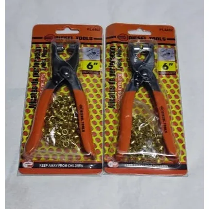 Alicate Perforador 6 Pulgadas Incluye 100 Remaches 