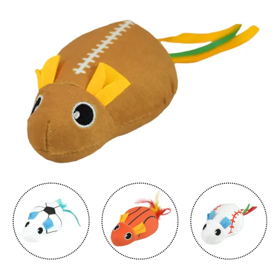 Juguete Para Gato Juguete Raton Con Catnip Fancy Pets Color Football