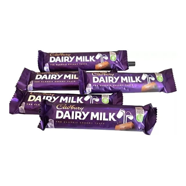 5 Chocolates Con Leche Cadbury Dayry Milk Leche 45 Gr C/u