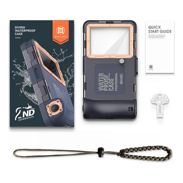 Lj Capa De Celular Impermeável Shellbox Subaquática
