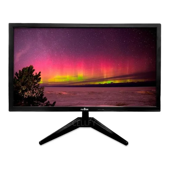 Monitor Pc Gamer 21.5'' Led 1920p Hdmi/vga Alta Luminosidade Cor Preto 127/220V