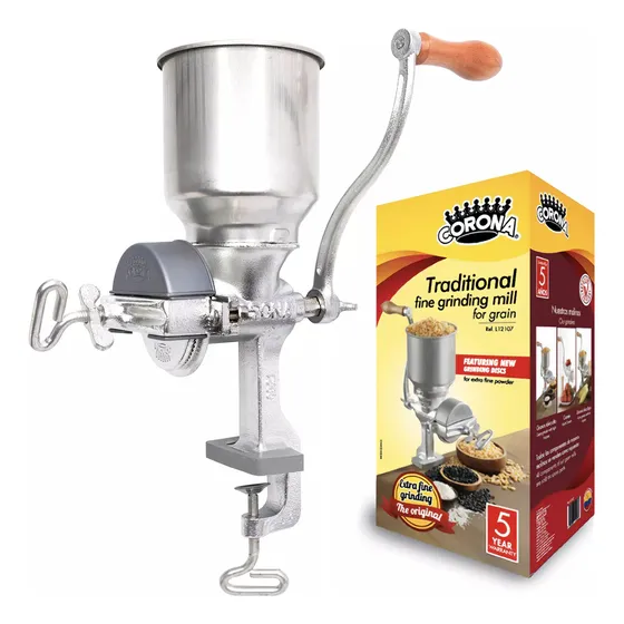 Molino Maiz Y Café Manual Corona Original Colombiano Acero