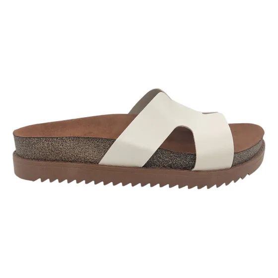 Tamanco Slide Tratorada Casual Sola Flatform Moleca 5500100