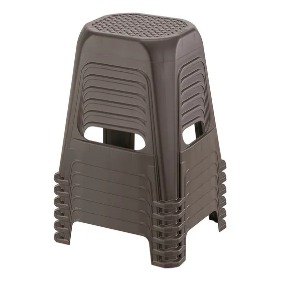Butaco Grande Rimax Set X 6 Und Acabado de la estructura Rattan Color Wengue