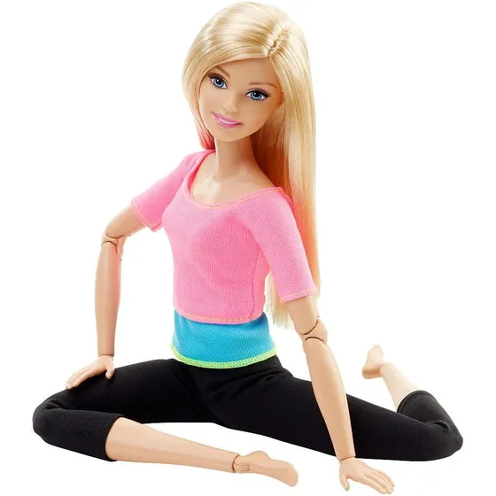 Muñeca Mattel Barbie made to move pink top
