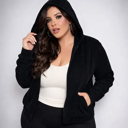 Jaqueta Inverno Plus Size Feminina Casaco Quentinho