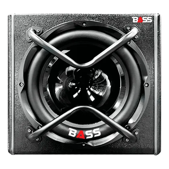 Bajo Subwoofer Amplificado Para Auto 1800w + Kit De Cables