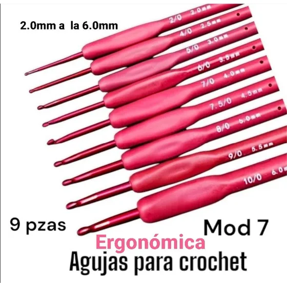 Agujas Crochet Ergonomicas