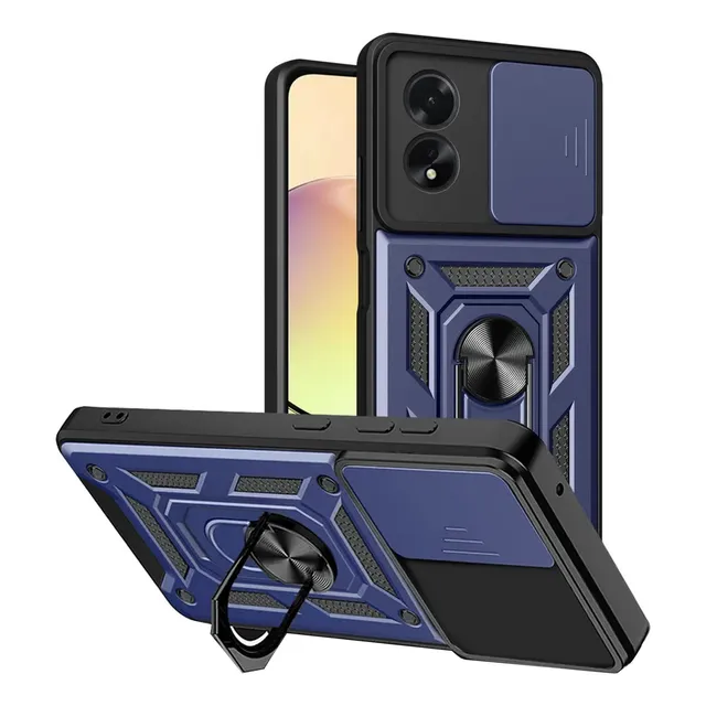 Funda Forro Estuche Carcasa Antichoque Ultra Reforzado Con Protector De Cámara Para Oppo ( Reno / Serie A )