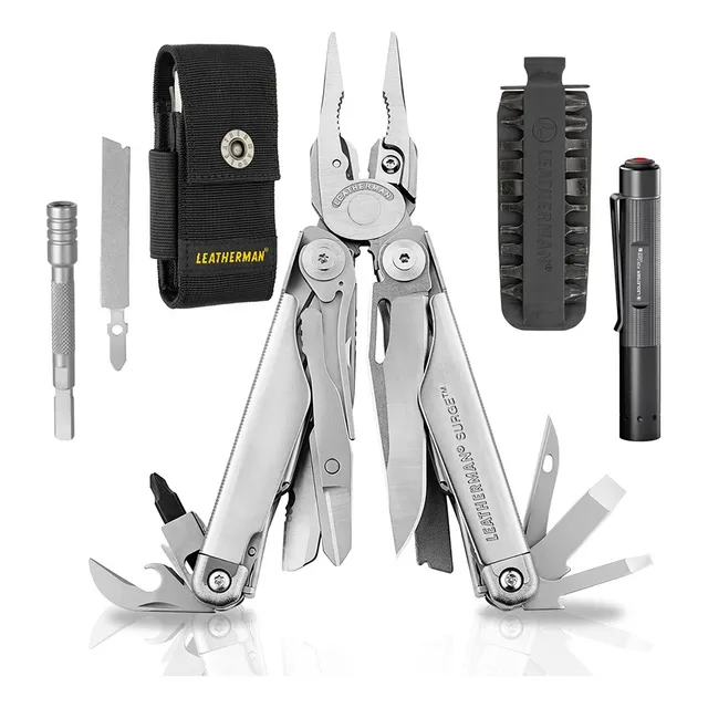 Kit Multiherramienta Surge Leatherman Y Linterna Ledlenser
