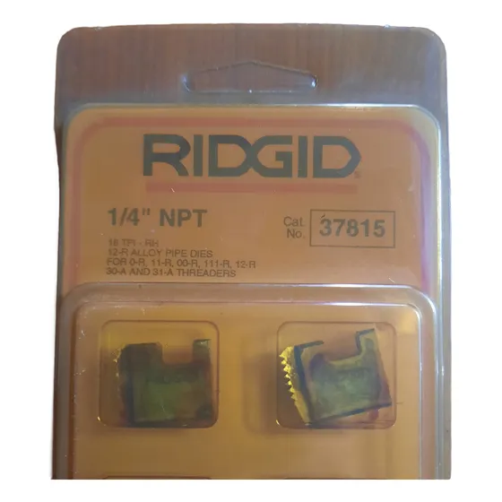 Juego De Dado Para Terraja Ridgid 1/4