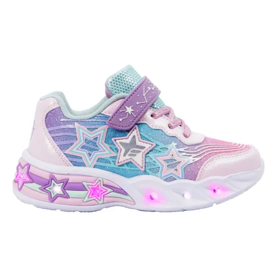 Multi Star Lila Con Luz Al Pisar Footy Kids Niños
