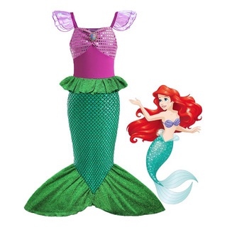 Disfraz De Fiesta De Sirenita, Vestido De Sirenita Disfraz De Fiesta De Sirenita, Vestido De Sirenita