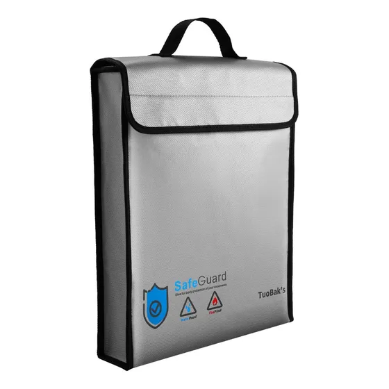 Bolsa Para Documentos Ignífuga Tuobaks, Bolsa Para Y Con De
