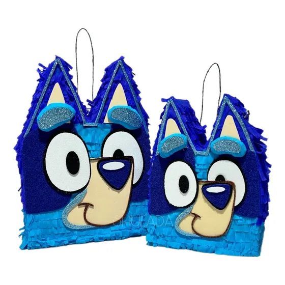 Dulceros Bluey Mini Piñatas Cajas Dulces Fiesta Bautizo Baby