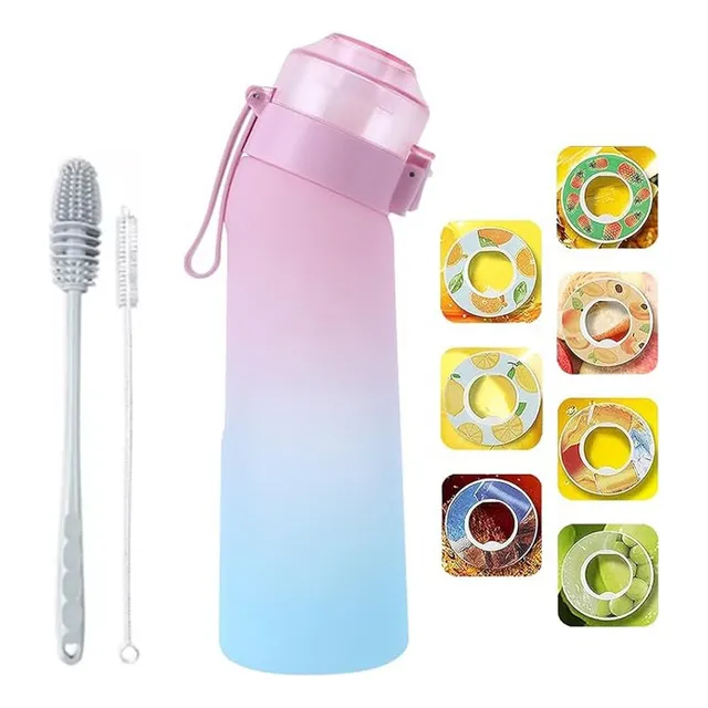 Botella De Agua Deportiva For Fitness 7 Cápsulas De Sabores