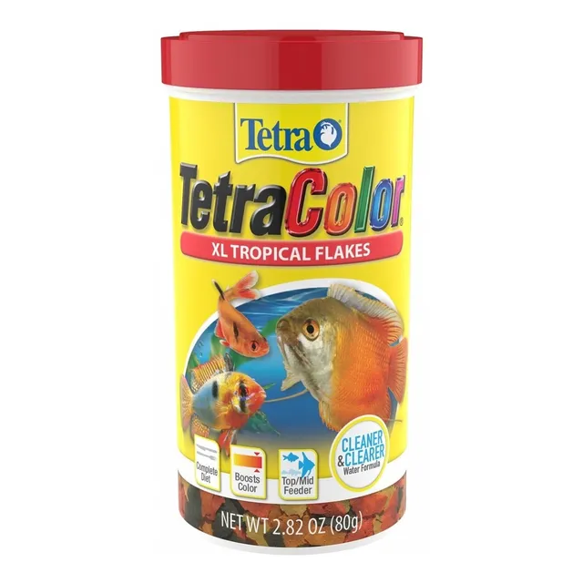 Tetra Color 80gr Comida Peces Hojuelas Acuario Pecera