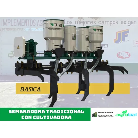 Sembradora Tradicional De 2 Surcos - Sembradoras Dobladenses