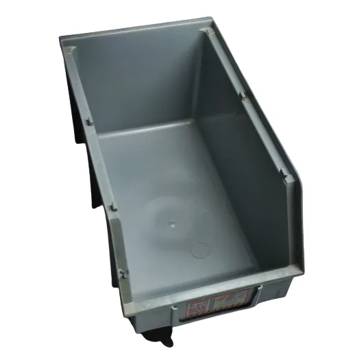 Gaveta Apilable Organizador Plástico Usada Gris (10 Pza)