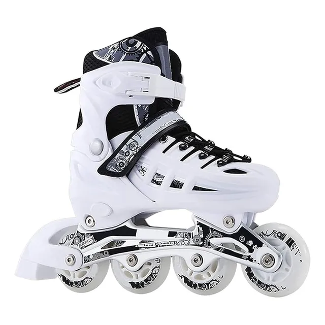 Patines Lineales Marca Papaison Blanco Roller