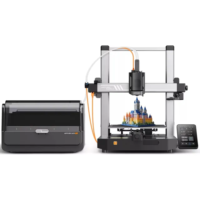 Impresora 3d Filamentos Kobra 3 Combo Anycubic Multicolor