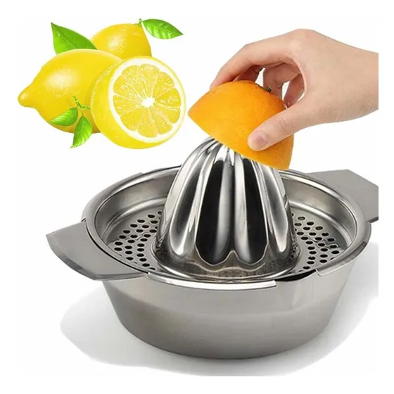 Exprimidor Limon Acero Inoxidable Recipientepara Naranja