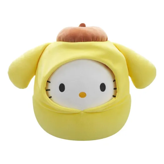 Peluche Squishmallows Hello Kitty Hoodie De Pompompurin