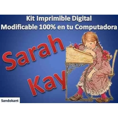 Kit Imprimible   Fiesta De Sarah Kay