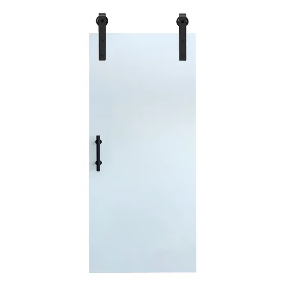 Puerta Corrediza Blanco Liso Con Kit Granero 2m Y Manija